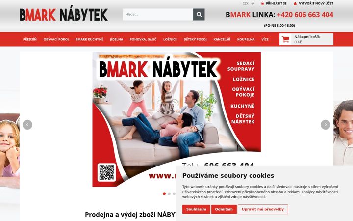 Screenshot of nabytek-bmark.cz