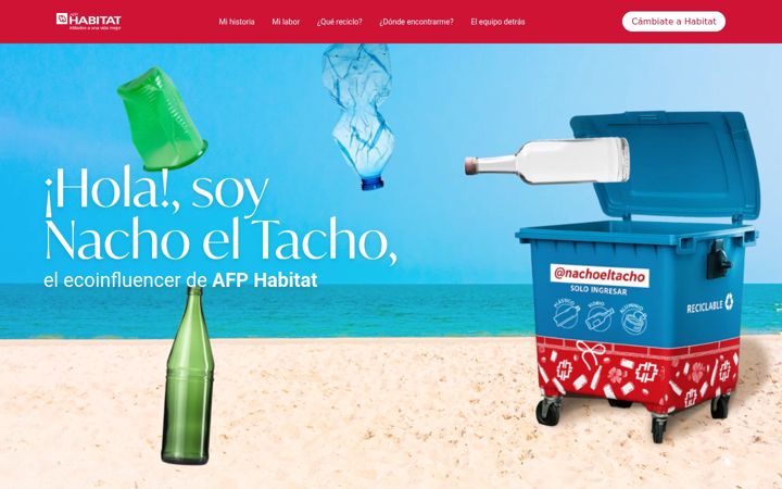 Screenshot of nachoeltacho.pe