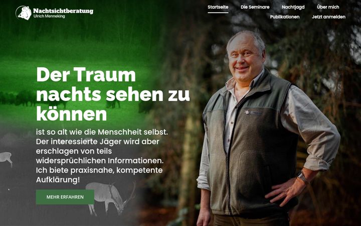 Captura de ecrã de nachtsichtberatung.de