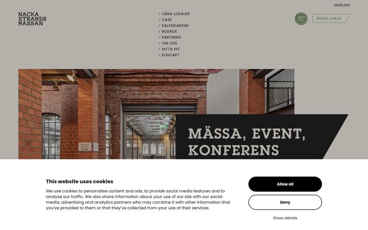Screenshot ta' nackastrandsmassan.se