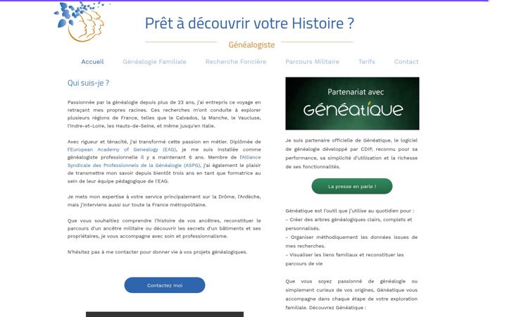 Ekrano kopija nadege-votrehistoire.fr