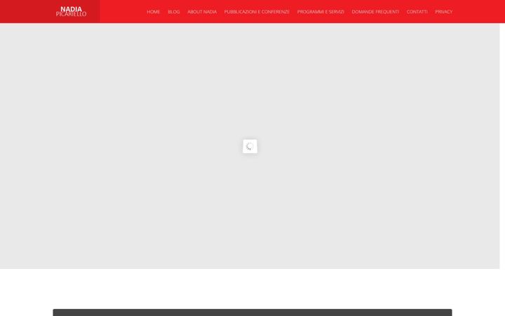 Screenshot van nadiapicariello.it
