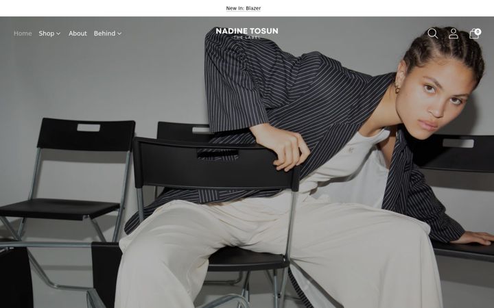 Captura de pantalla de nadinetosun.com