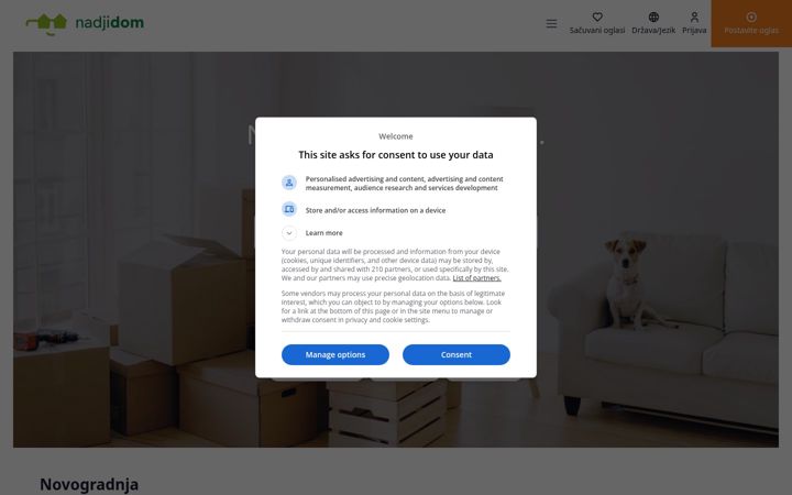 Screenshot of nadjidom.com