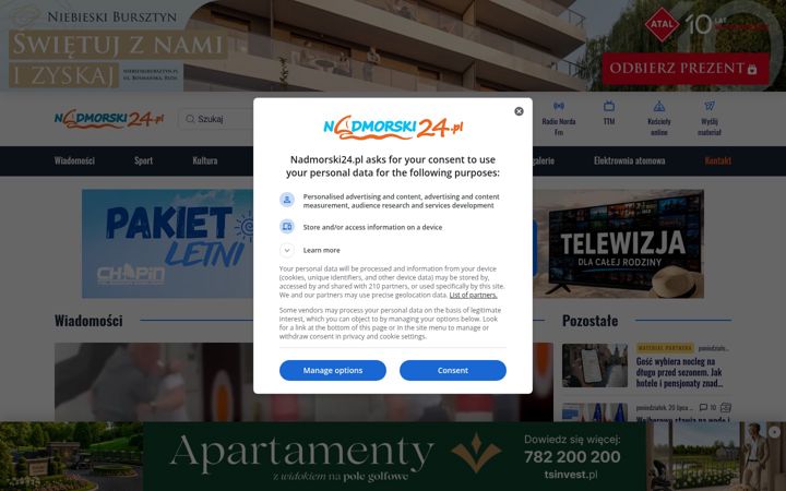 Screenshot of nadmorski24.pl