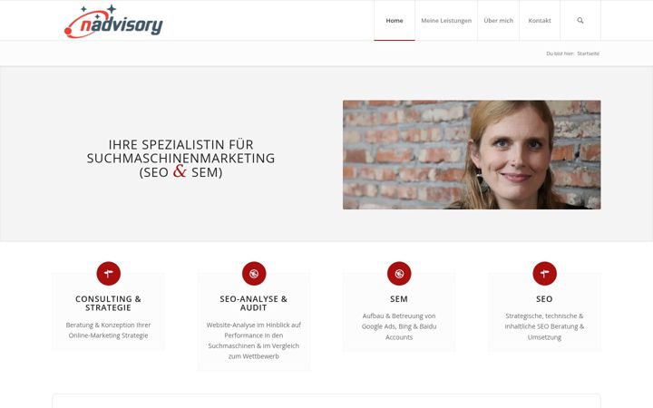 Screenshot of nadvisory.com
