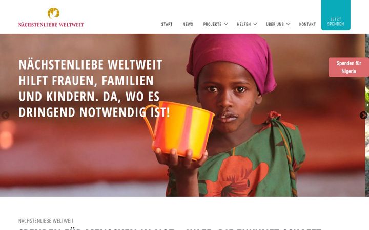 Skjámynd af naechstenliebe-weltweit.org