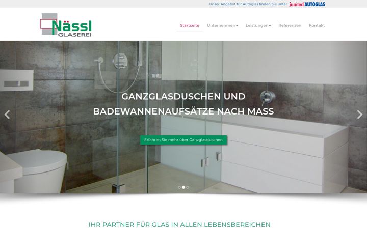 Screenshot of naessl.de