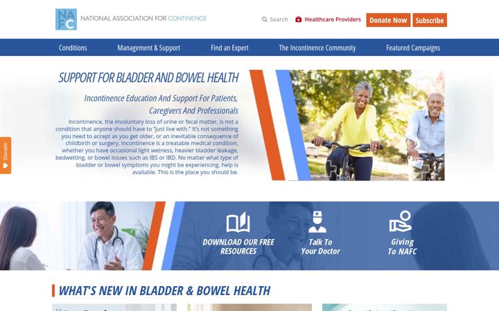 Screenshot of nafc.org