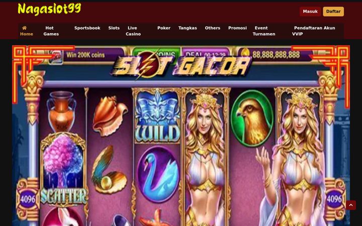 Screenshot of naga-slot99.com