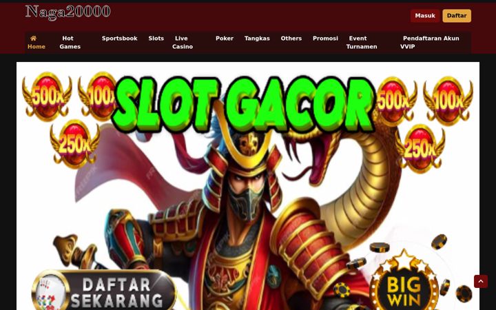 Screenshot ta' naga20000.com