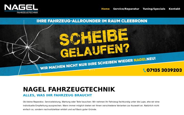 Screenshot of nagel-fahrzeugtechnik.de