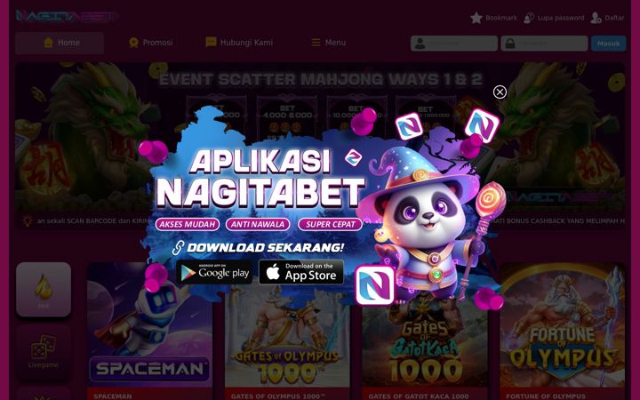 Screenshot of nagitabetvip.com
