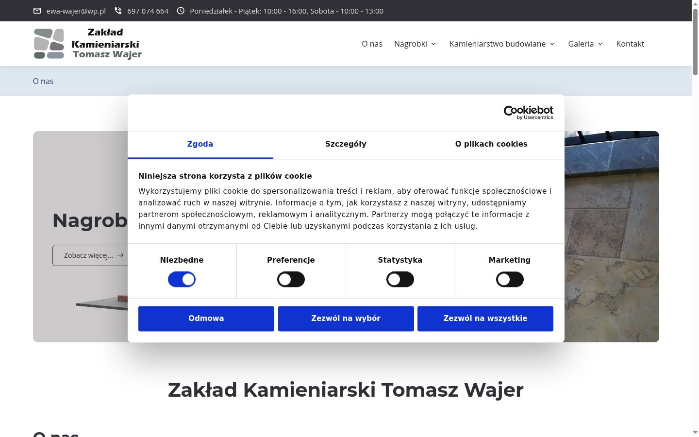 Screenshot van de toestemmingsbanner zoals getoond vóór enige interactie