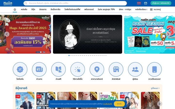 Screenshot of naiin.com