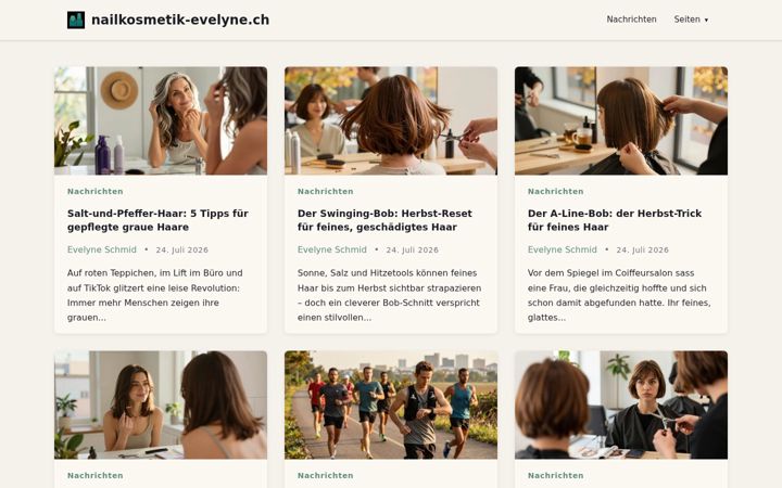 Screenshot of nailkosmetik-evelyne.ch
