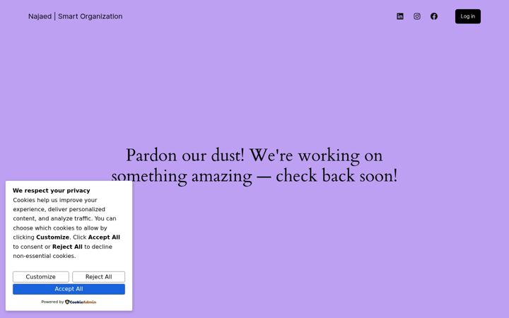 Screenshot of najaed.com