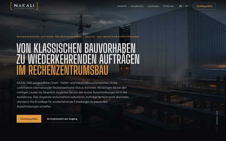 Screenshot of nakali.de