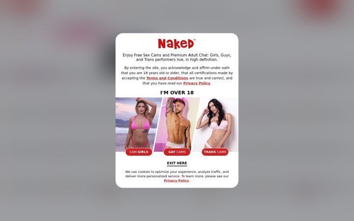 Captura de pantalla de naked.com