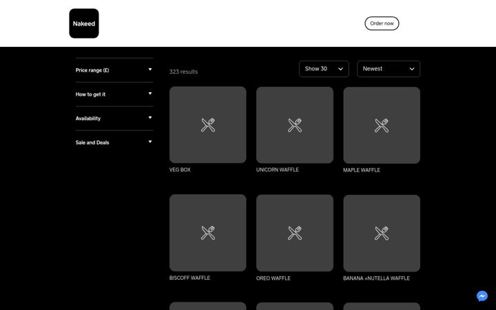 Screenshot of nakeed.square.site