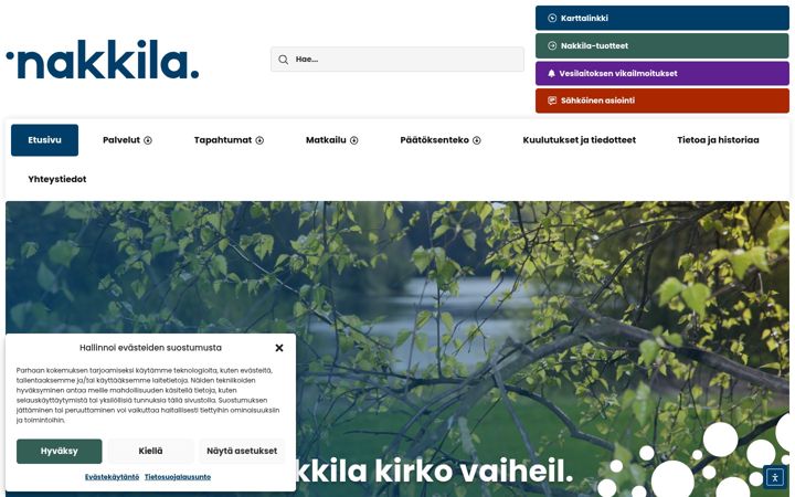 Képernyőkép: nakkila.fi