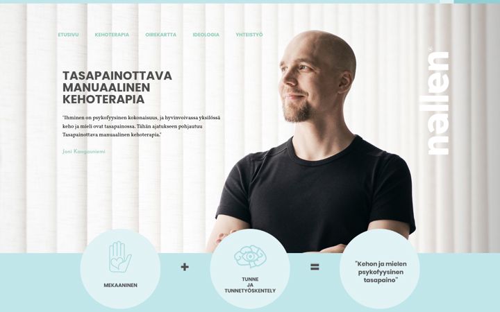 Screenshot of nallen.fi