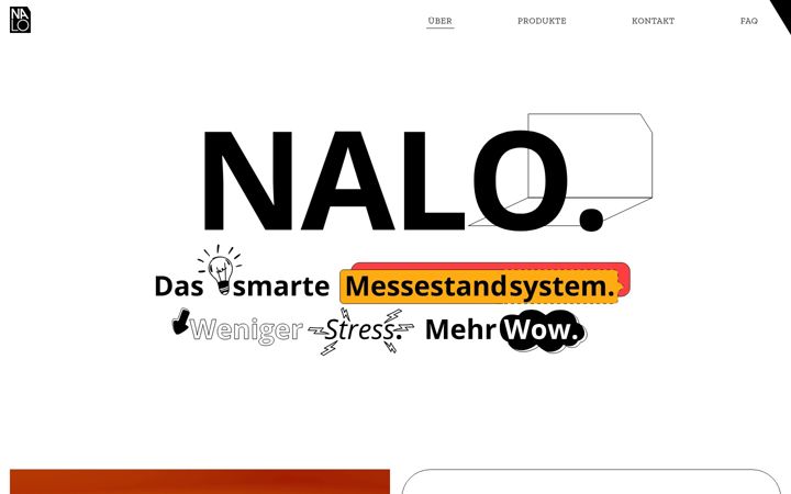 Screenshot ta' nalo-messestand.de