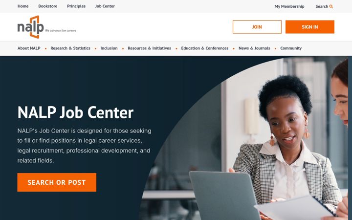 Screenshot of nalp.org