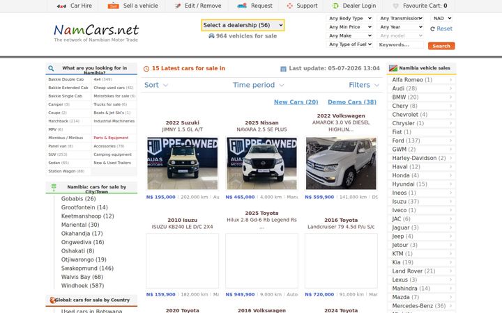 namcars.net