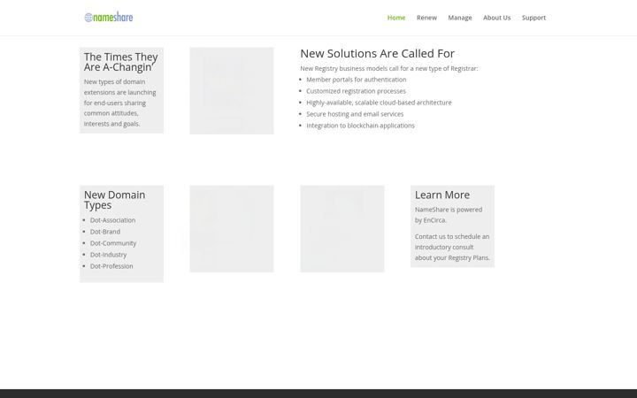 Screenshot του nameshare.com