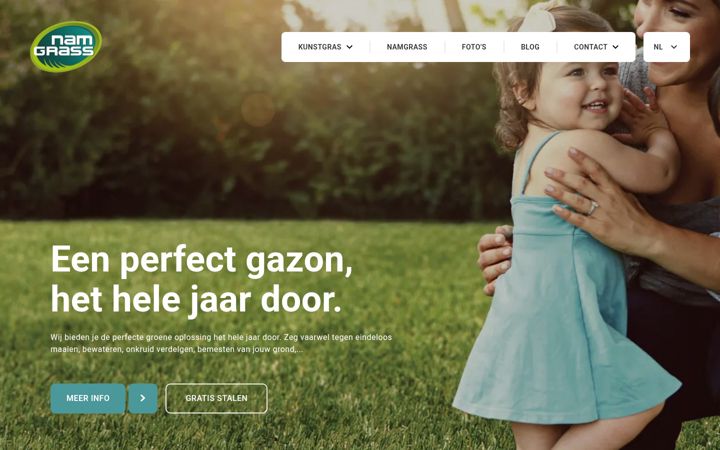 Screenshot of namgrass.be