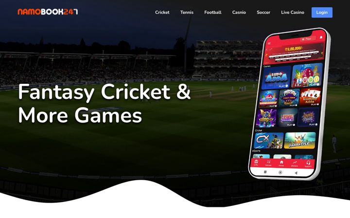 Screenshot of namobook247.com