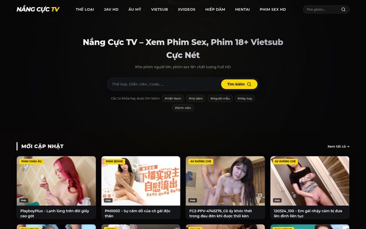 Screenshot of nangcuc.cv