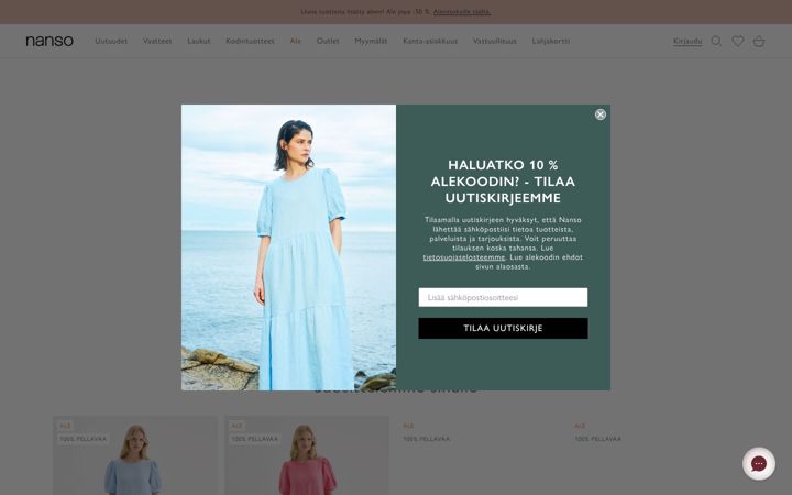 Screenshot di nanso.com