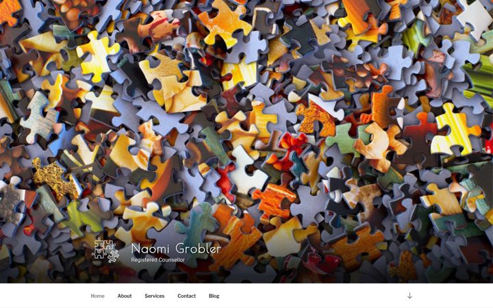 Screenshot of naomigrobler.co.za