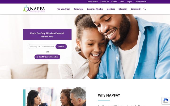 Screenshot of napfa.org