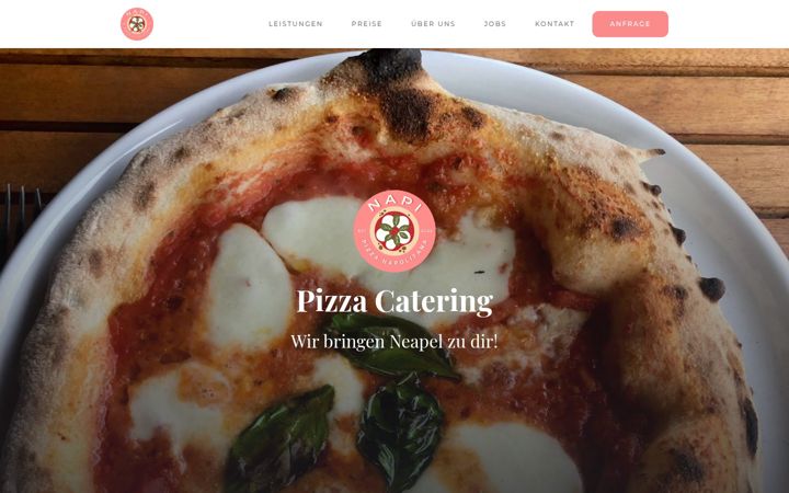 Screenshot of napi.pizza