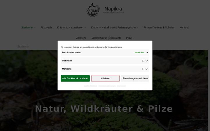 Screenshot ta' napikra.de