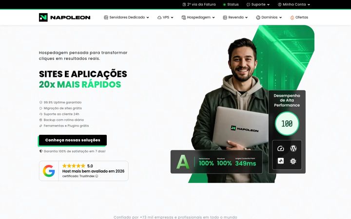 Screenshot ta' napoleon.com.br