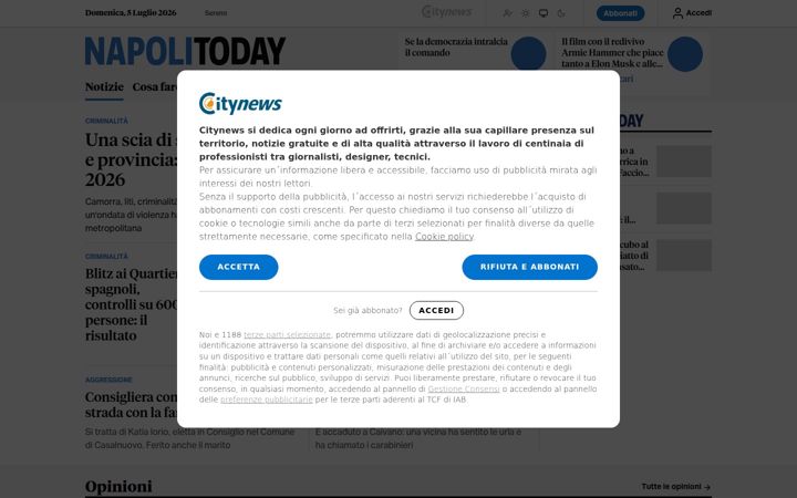 Screenshot of napolitoday.it