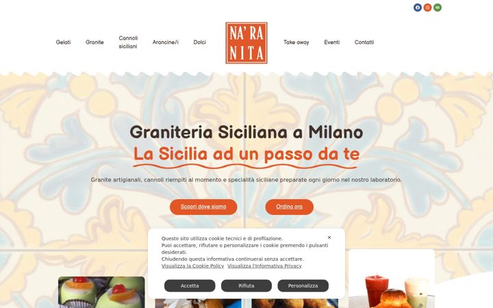 Screenshot of naranita.com