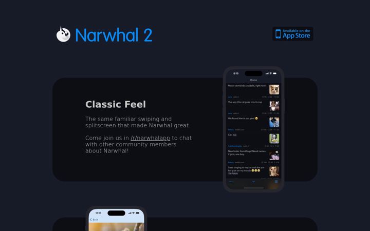 Képernyőkép: narwhal.app