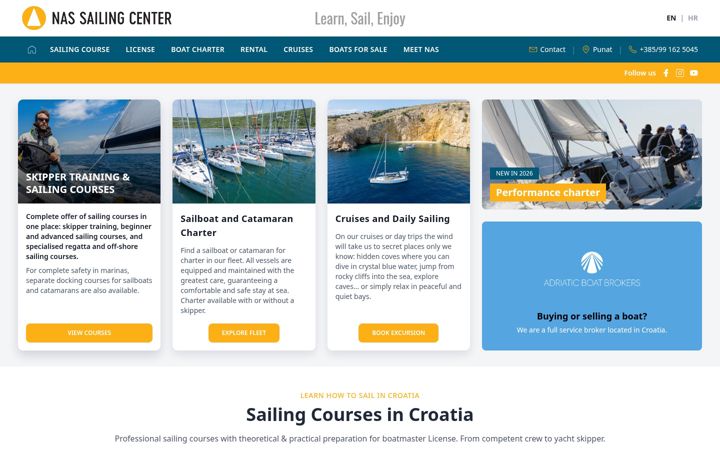 Screenshot of nas.com.hr