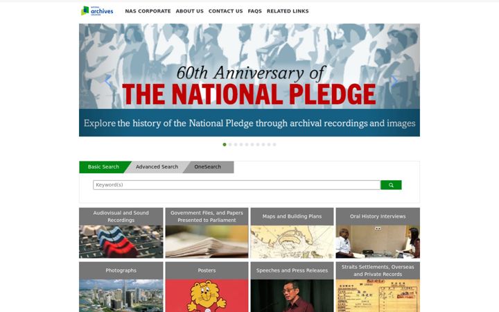 Screenshot of nas.gov.sg