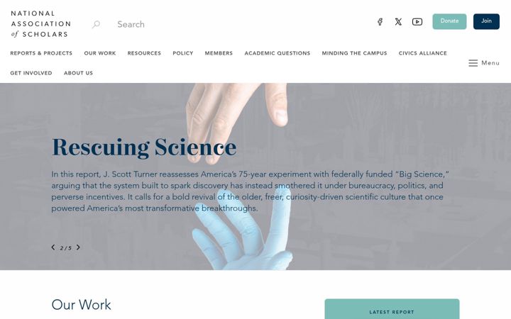 Screenshot of nas.org