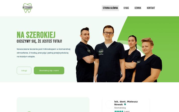Screenshot di naszerokiej.pl