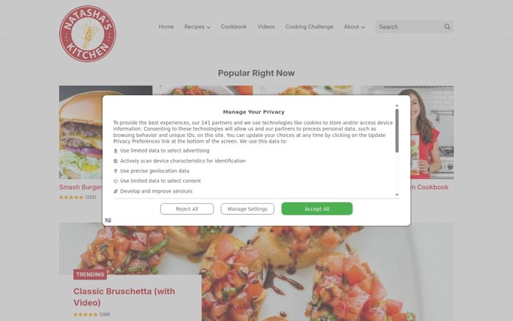 Screenshot von natashaskitchen.com