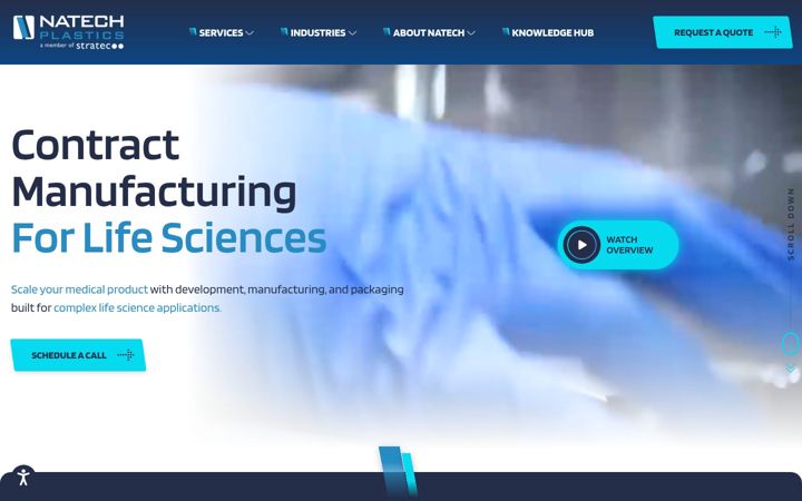 Zrzut ekranu natechplastics.com