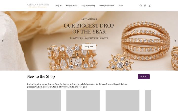 Screenshot of nathans-jewelry.com