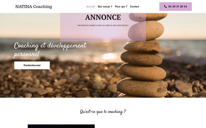 Screenshot van natina1.fr